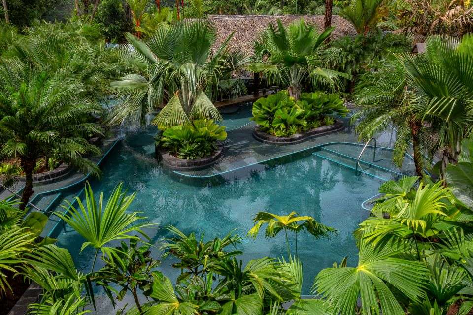 Image for Thermal hot springs at the Tabacon Resort and Spa.