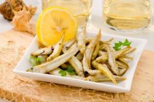 Espeto Frito with Anchovies