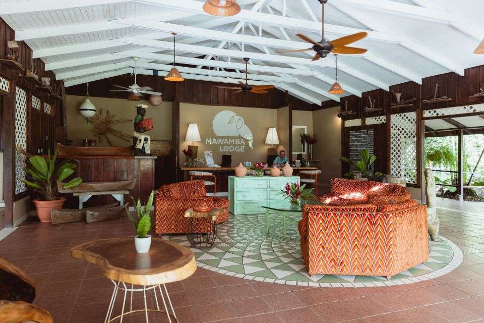 Image for You will be greeted by Mawamba Lodge's helpful staff in the lobby when you arrive.