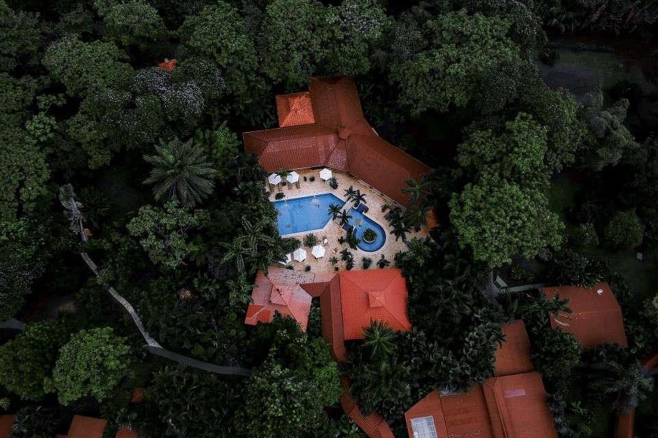 Image for The full expanse of Mawamba Lodge can be viewed from above.