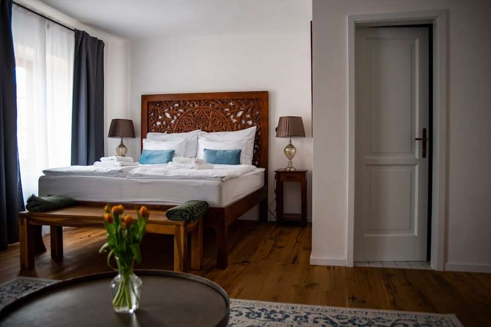 Image for Bedroom at the Hotel Adalbert in Cesky Krumlov