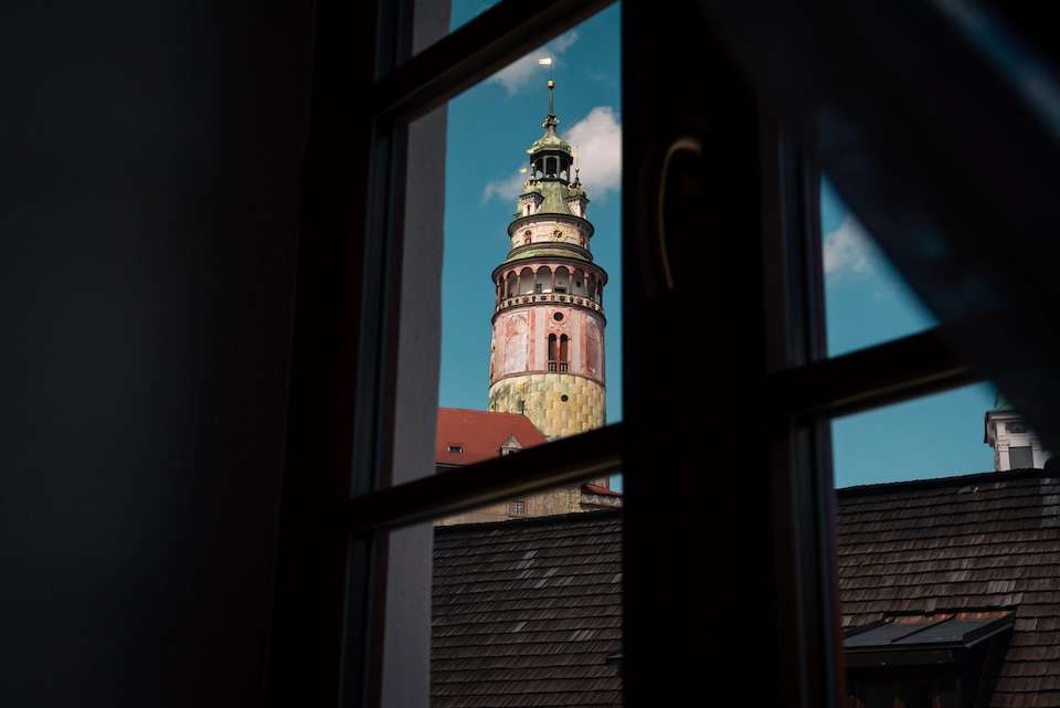 Image for The tower see from the Hotel Adalbert in Cesky Krumlov