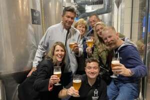 Beer tour during your Prague food tour.