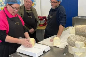 Your cheese-making class is a highlight of the tour