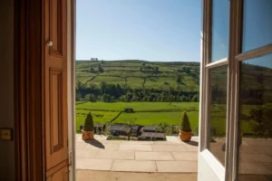 Enjoy a perfect view of the surrounding landscape.