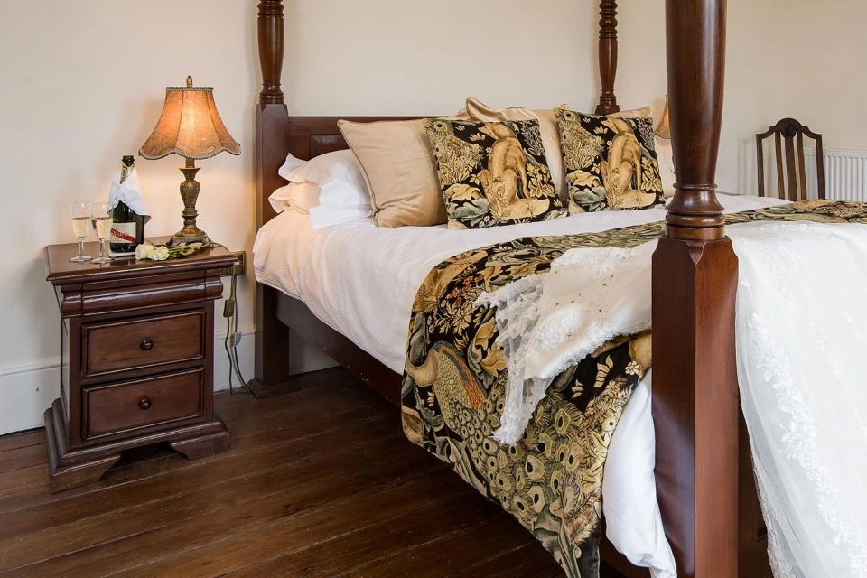 Image for Your cozy bed in your personal guestroom.