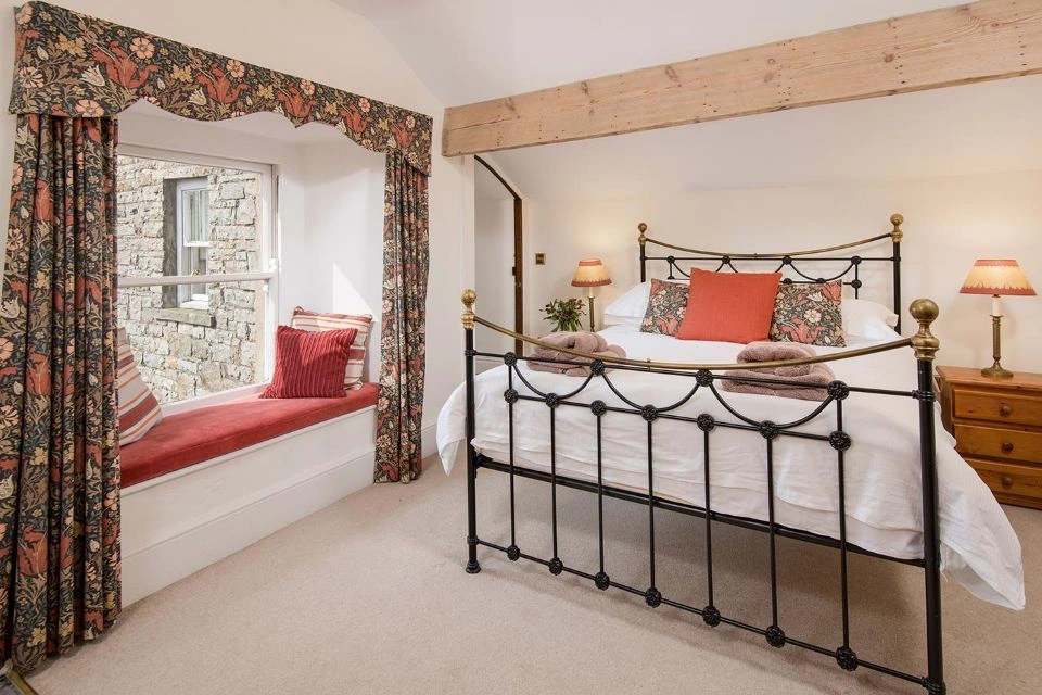 Image for The rooms are decorated in charming patterns with bold colors.