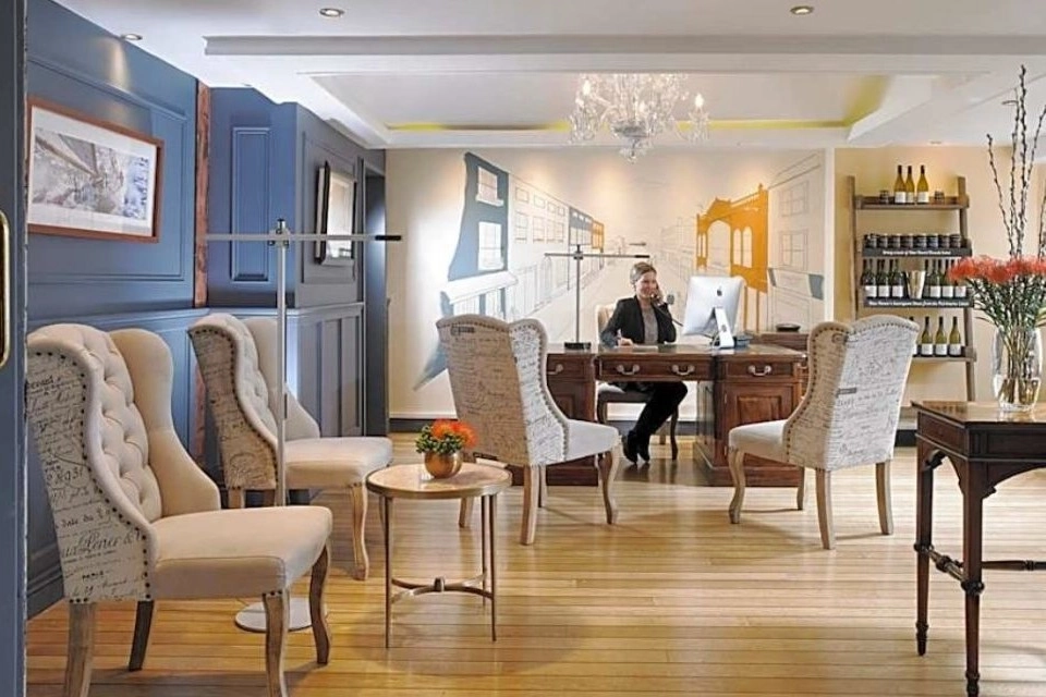 Image for Lobby of the Blue Haven hotel