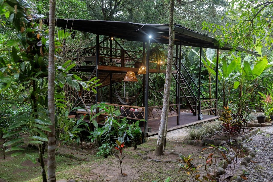 Image for Outdoor seating at the complex.