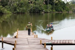 Canoe at La Selva