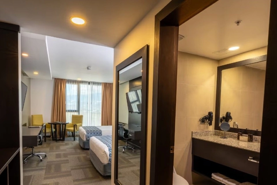 Image for Bathroom and hallway of your room